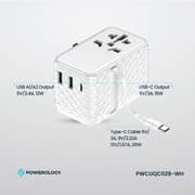 Powerology USB-C GaN Wall Charger White