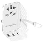 Powerology USB-C GaN Wall Charger White