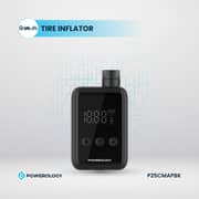 Powerology 1 Pc Compact Tire Inflator Black