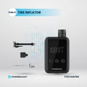 Powerology 1 Pc Compact Tire Inflator Black
