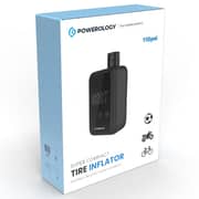 Powerology 1 Pc Compact Tire Inflator Black