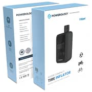 Powerology 1 Pc Compact Tire Inflator Black
