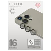 Levelo Trio Lens Protector Titanium iPhone 16 Pro / iPhone 16 Pro Max