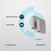 Powerology Power Bank 20000mAh Titanium PPBCHA33-TI