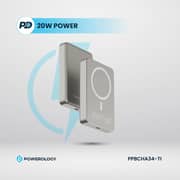 Powerology Power Bank 10000mAh Titanium PPBCHA34-TI