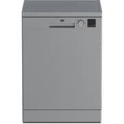 Beko Freestanding Dishwasher, 13 Place Settings, 4 Programs, A++ Energy Rating, Silver - DVN04X20S