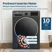 Beko 8/5kg Washer/Dryer, 1400 RPM, 15 Programs, Wash & Wear Program, Manhattan Grey - WD8514W