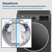Beko 8/5kg Washer/Dryer, 1400 RPM, 15 Programs, Wash & Wear Program, Manhattan Grey - WD8514W