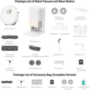 Dreame X40 Ultra Complete Robotic Vacuum Cleaner White RLX63CE-2