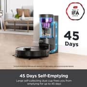 Eureka Robotic Vacuum Cleaner Black/Purple NER E10s