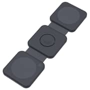 Dviced 3-in-1 Foldable Wireless Charger Black