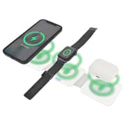 Dviced 3-in-1 Foldable Wireless Charger White