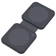 Dviced 2-in-1 Foldable Wireless Charger Black