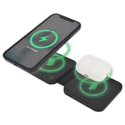 Dviced 2-in-1 Foldable Wireless Charger Black