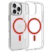 Dviced MagSafe Case Clear/Red iPhone 16 Pro Max