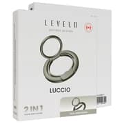 Levelo Luccio 2-in-1 Phone Ring Holder Titanium