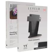 Levelo Elegante Folio Case Black iPad Pro 12.9Inch 2024