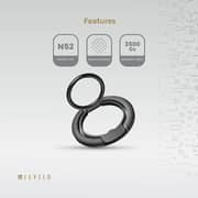 Levelo Luccio 2-in-1 Phone Ring Holder Black