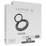 Levelo Luccio 2-in-1 Phone Ring Holder Black