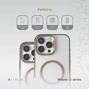 Levelo Claire Bumper Case Rose Gold iPhone 16 Pro