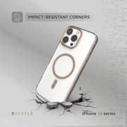 Levelo Claire Bumper Case Rose Gold iPhone 16 Pro