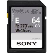 Sony Memory Card 64GB Black/Silver SF-E64