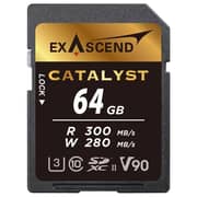 Exascend Catalyst Memory Card UHS-II 64GB Black EX64GSDU2
