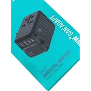 Heatz Universal Travel Adaptor Charger Black