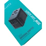 Heatz Universal Travel Adaptor Charger Black