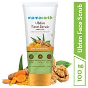 Mamaearth Ubtan Face Scrub With Turmeric & Walnut 100g (Pack of 1pc)