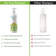 Mamaearth Tea Tree & Ginger Anti Dandruff Shampoo 250ml (Pack of 1pc)