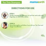 Mamaearth Tea Tree & Ginger Anti Dandruff Shampoo 250ml (Pack of 1pc)