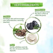 Mamaearth Charcoal Face Wash with Activated Charcoal & Coffee 100ml (Pack of 1pc)