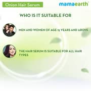 Mamaearth Onion Hair Serum For Silky & Smooth Hair 100ml (Pack of 1pc)