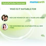 Mamaearth HydraGel Indian Sunscreen SPF 50 for Sun Protection 50g (Pack of 1pc)