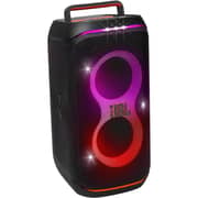 JBL PartyBox Club 120 - Portable Party Speaker with Foldable Handle, Powerful Pro Sound, 12 Hours of Play time (Black) + JBL PartyBox Digital Wireless Microphones, Pair (Black) Bundle
