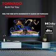 Tornado 65-inch 4K UHD Smart Google TV, Dolby Vision, HDR10+, Game Mode, Voice Control – 65UA3400G (2024 Model)​