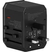 Totulife 1 Pc Universal Travel Adapter Black