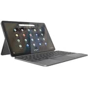 Lenovo IP Duet 3 Chrome 11Q727 2-in-1 Detachable Laptop - Snapdragon 7c Gen 2 / 11inch 2K / 128GB / 8GB RAM / Shared Qualcomm Adreno Graphics / Chrome OS / English Keyboard / Storm Grey / International Version - [82T6001HUS]