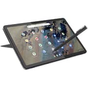 Lenovo IP Duet 3 Chrome 11Q727 2-in-1 Detachable Laptop - Snapdragon 7c Gen 2 / 11inch 2K / 128GB / 8GB RAM / Shared Qualcomm Adreno Graphics / Chrome OS / English Keyboard / Storm Grey / International Version - [82T6001HUS]