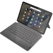 Lenovo IP Duet 3 Chrome 11Q727 2-in-1 Detachable Laptop - Snapdragon 7c Gen 2 / 11inch 2K / 128GB / 8GB RAM / Shared Qualcomm Adreno Graphics / Chrome OS / English Keyboard / Storm Grey / International Version - [82T6001HUS]