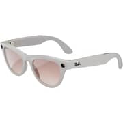 RayBan 67001352 Meta Skyler Smart Sunglasses Gray/Pink