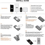 UAG Privacy Screen Protector Black iPhone 16 Pro Max