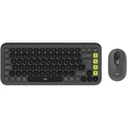 Logitech POP Icon Bluetooth Keyboard/Mouse Combo Graphite 