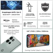 Moto G75 256GB 8GB Succulent Green 5G Smartphone + Wireless Charger