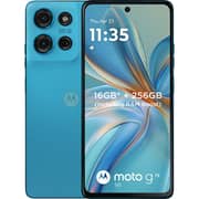 Moto G75 256GB 8GB Aqua Blue 5G Smartphone + Wireless Charger