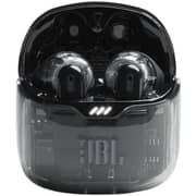 JBL Tune Flex Ghost True Wireless Earbuds with Transparent Design, Black – JBLTFLEXGBLK