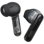 JBL Tune Flex Ghost True Wireless Earbuds with Transparent Design, Black – JBLTFLEXGBLK