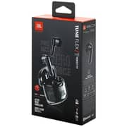 JBL Tune Flex Ghost True Wireless Earbuds with Transparent Design, Black – JBLTFLEXGBLK