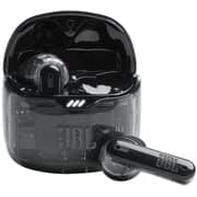 JBL Tune Flex Ghost True Wireless Earbuds with Transparent Design, Black – JBLTFLEXGBLK